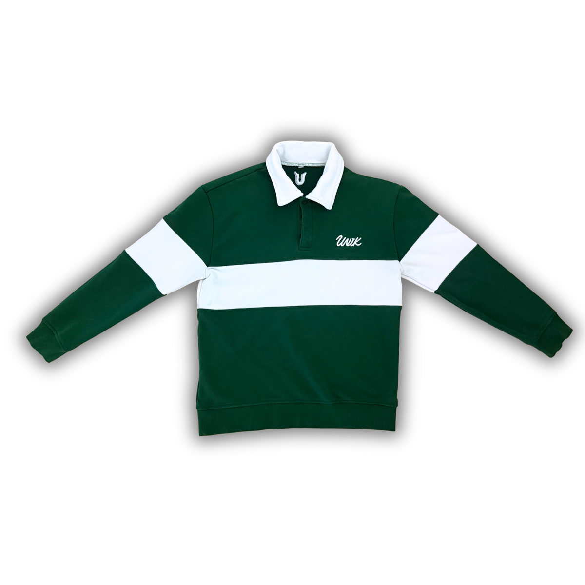 UNIK Green Rugby Polo