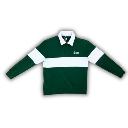 UNIK Green Rugby Polo