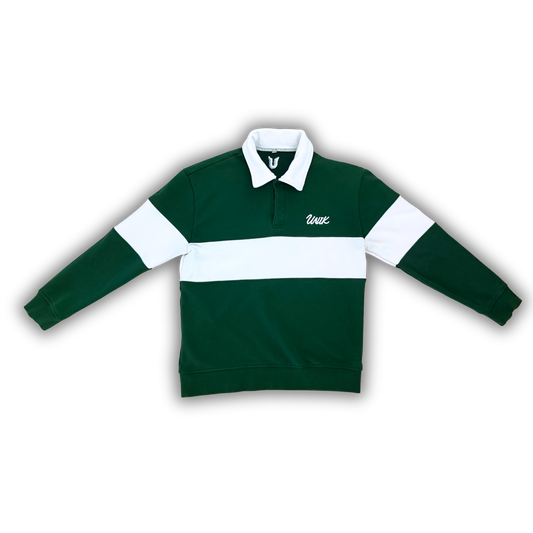 UNIK Green Rugby Polo
