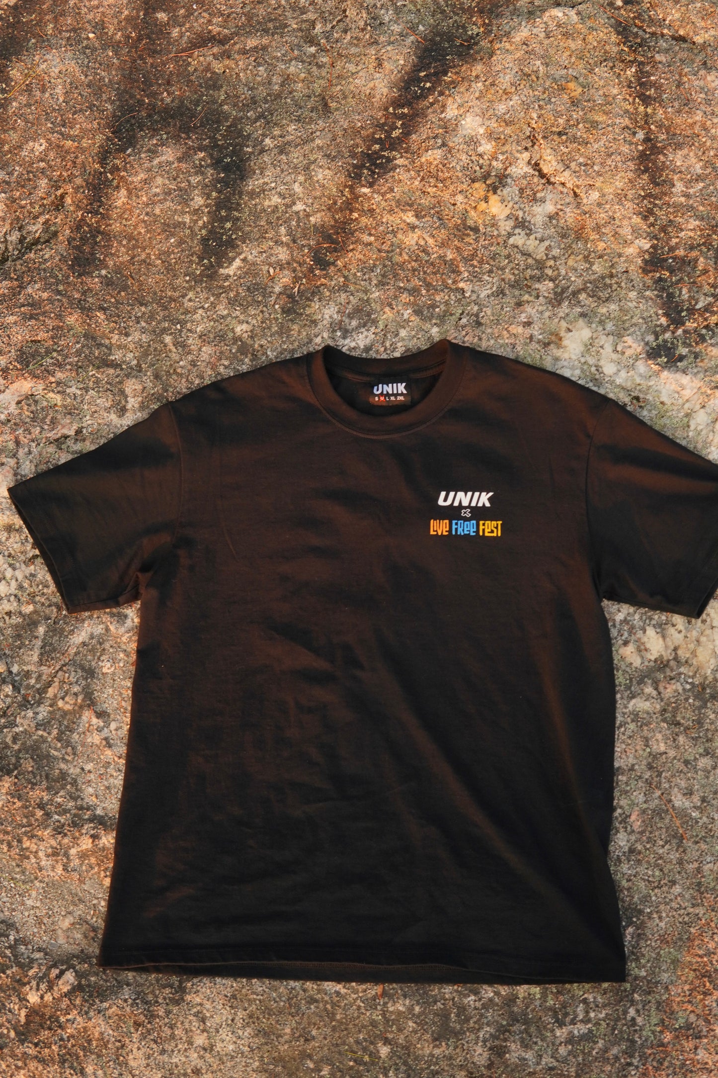 UNIK x Live Free Fest - Black Shirt